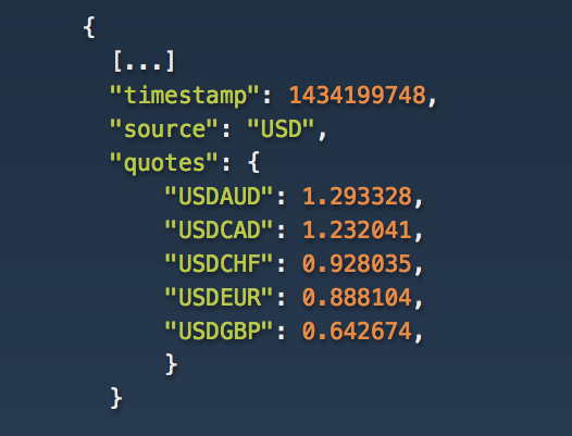 currencylayer exchange rates api